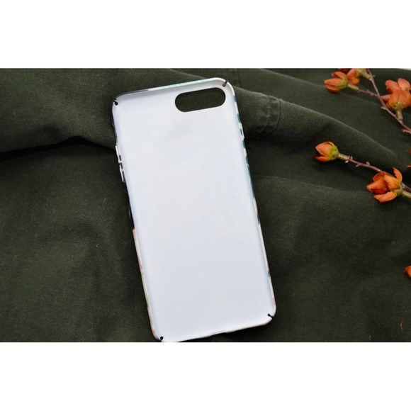 iPhone XR Case Pink Tropical Floral Print Cover - Picture 8 of 8